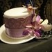 Elegant Garden Ivory Bridal Mini Top Hat - Veiling Purple Peacock Feather Lavender Lace Orchid and Little Bird Wedding Fascinator
