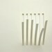 Bars, small 9" x 7" original abstract cut paper piece