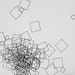 Mass, small 8" x 14.5" original abstract drawing