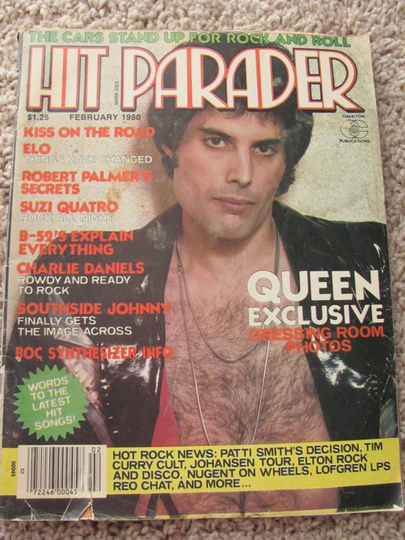 Vintage Hit Parader Rock Music Magazine Dated Feb 1980