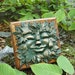 Green Man Box, Celtic Box, Hand painted celtic knotwork, hand sculpted face, "Contentment"