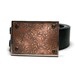 Womens Belt Buckle Etched Copper Leaves and Vines Eco Friendly