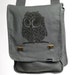 Owl Messenger Bag Smoke Grey