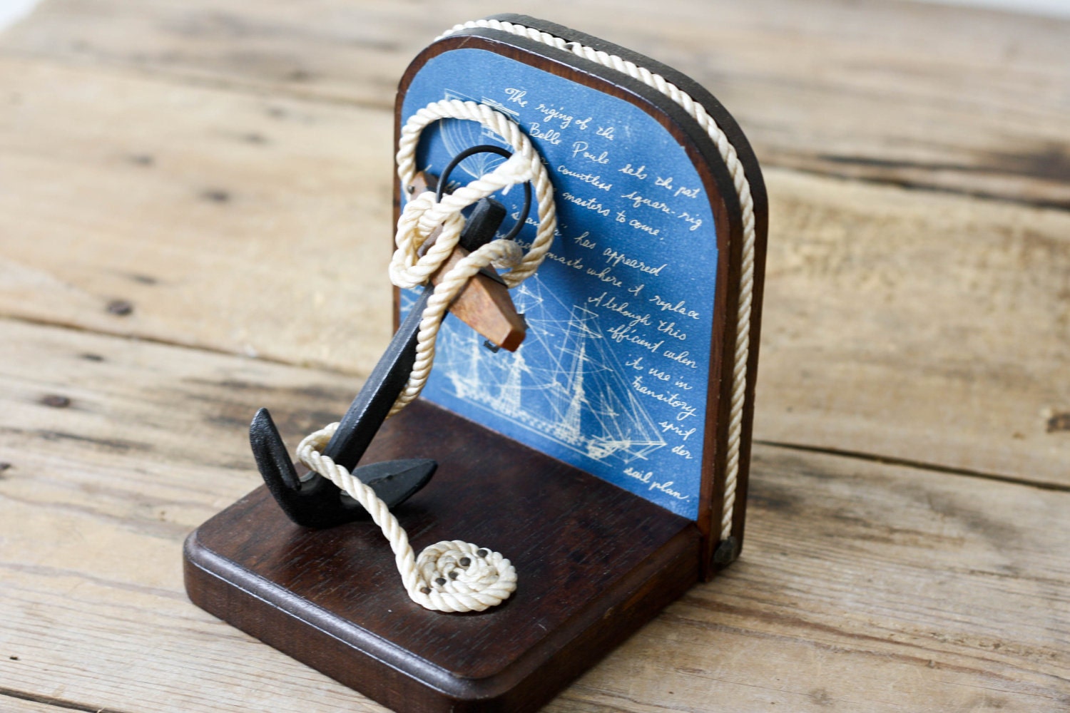 Nautical Anchor Bookends