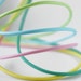 RESERVED CONNIEJOHANSEN Colored textile CABLE pastel
