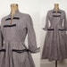 1950s Gingham Dress / 50s Day Dress