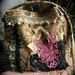 Crossover Bohemian Bag, handmade, earth tones, thick fabric bag