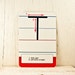 Flash Cards Vintage Supplies Letter T