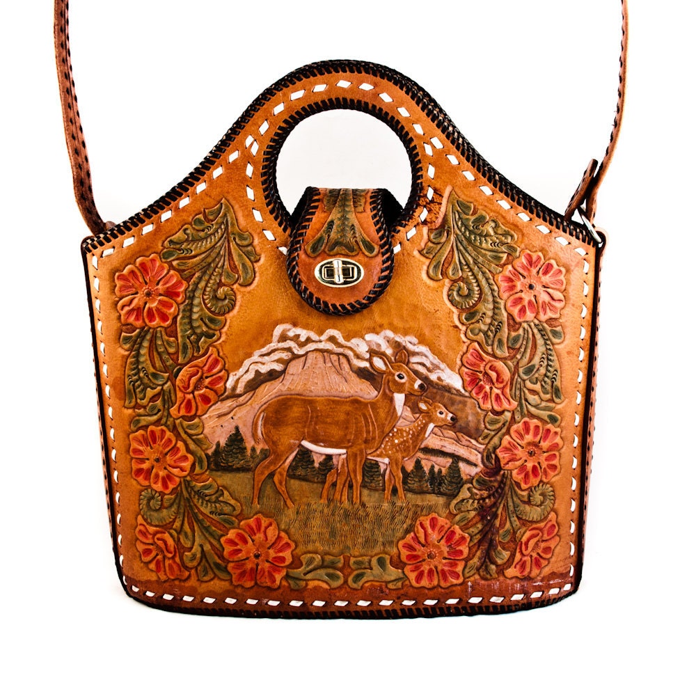 Tooled Leather Handbags | IUCN Water