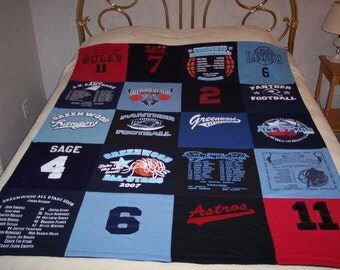 Custom t-shirt quilt
