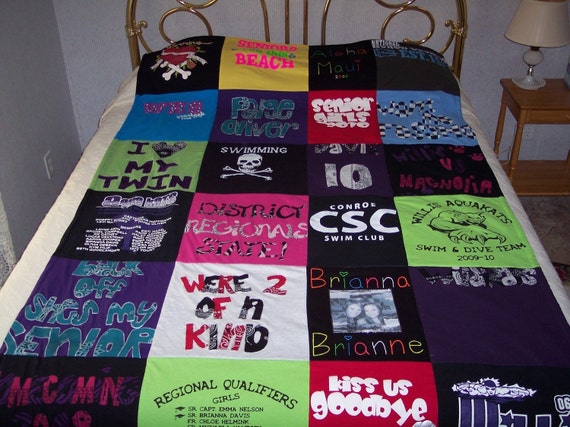 Keepsake T-Shirt Quilts by momnancysays on Etsy