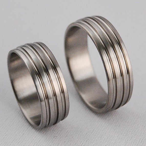 Titanium Wedding Rings , Pegasus Bands
