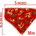 Mini Pet Bandana - Golden Reindeer - Free Shipping
