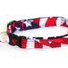 Cat Collar - American Flag - Large Size Collar