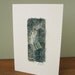 Seashore Art Handmade Card with Sea Glass SG1203