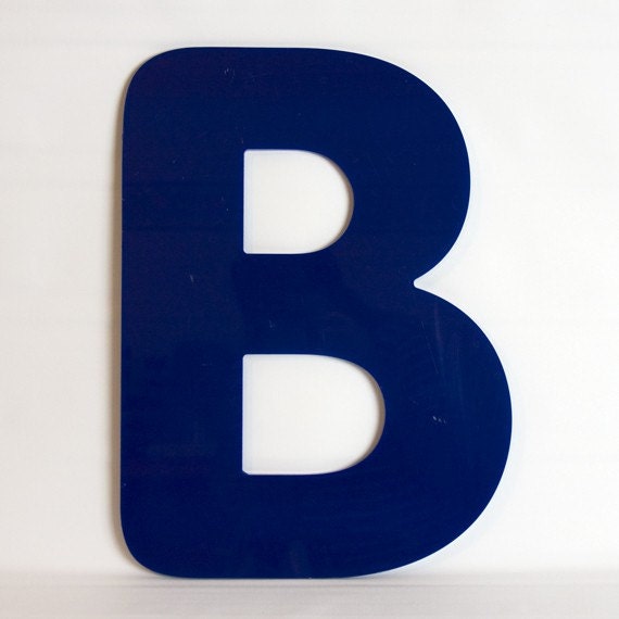 Large Blue Letter B