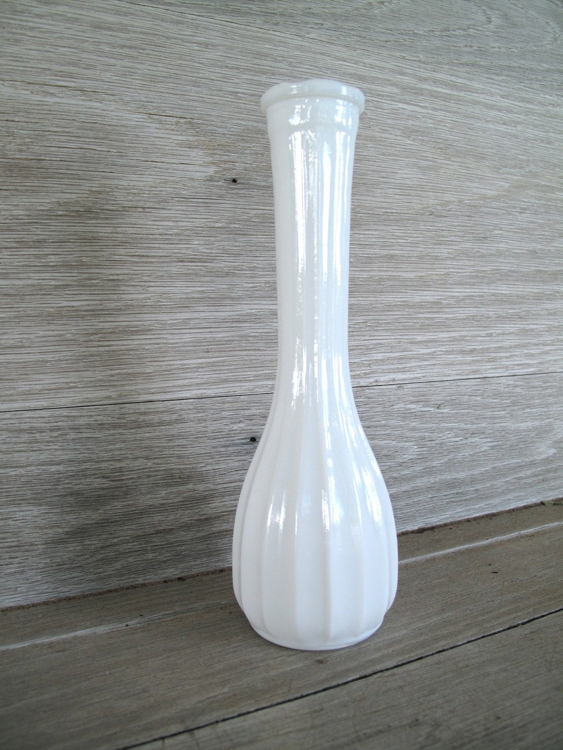 Vintage CLG Co. Milk Glass Bud Vase by LetterKay on Etsy