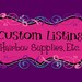 Custom Listing for Stephanie