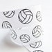 Volleyball Ribbon 5 yd 7/8 inch Printed Grosgrain Ribbon - High Quality Ribbon