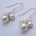 DISNEY - Mickey Mouse Themed Swarovski Pearl Beaded Earrings