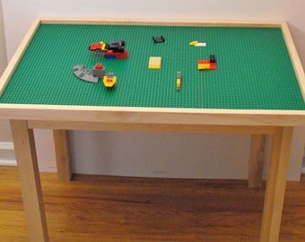 Lego and activity table - lego table - activity table - solid wood - kids activity table - legos - heavy duty