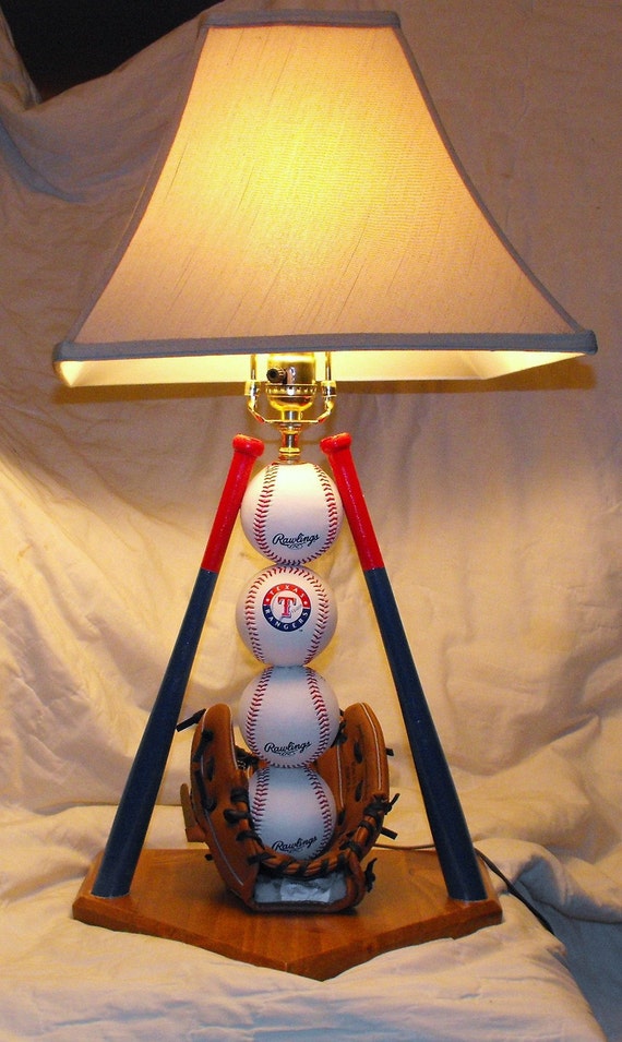 Ultimate Rangers Baseball Table Lamp