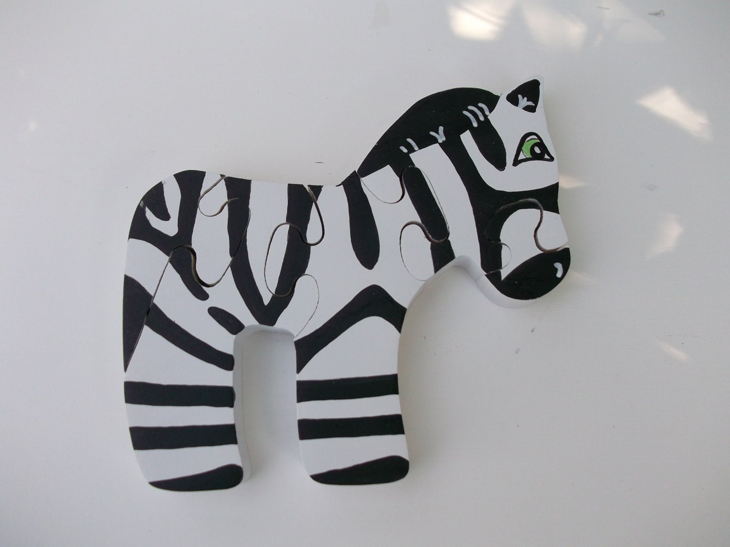 Zebra puzzle Safari Animal Theme Wild animals by SouthernMadeSigns