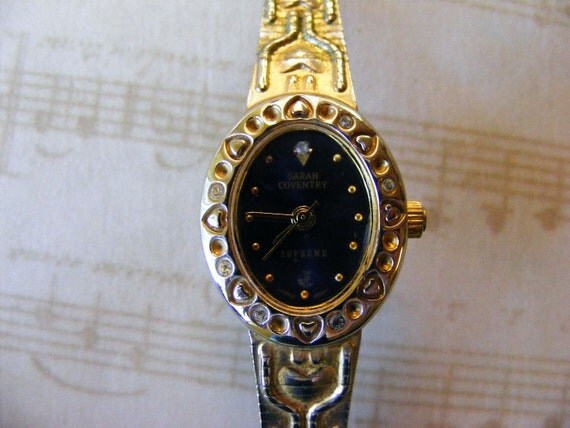Sarah Coventry Watch by MadAboutVintage on Etsy