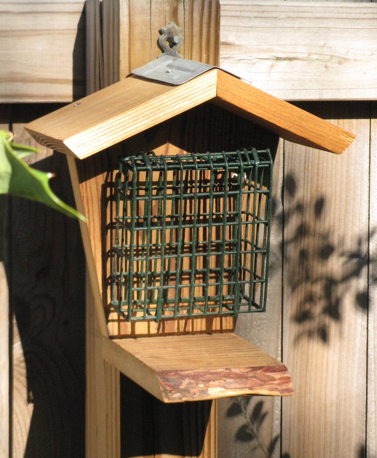 The Woody Woodpecker Suet Feeder Cage Included Upcycled
