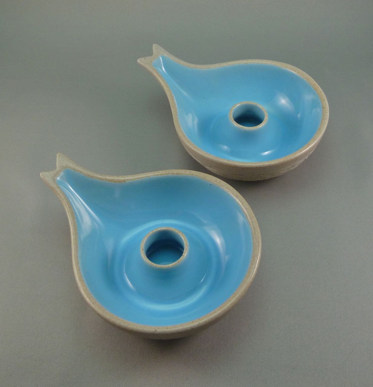 Pigeon candle holder set in the spirit of Eva Zeisel