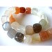 Multi Moonstone - Multi Moonstone Box Cut Faceted Nuggets - 7mm Each - 8.5 Inch Strand - 29 Pieces