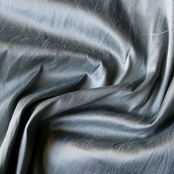 Pearl Grey Art Silk Fabric 1 Yard by FabricMart on Etsy