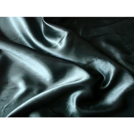 Hunter Green Satin Fabric