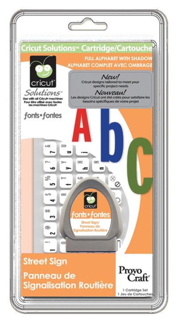 STREET SIGN Die Cut Cricut Cartridge Brand New by AmyBugCrafts