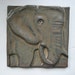 Large Elephant Ceramic Art Tile