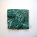 Ceramic Fish Tile 4x4 - Turquoise Blue Koi Fish Hanging Pond Stream Tile Art