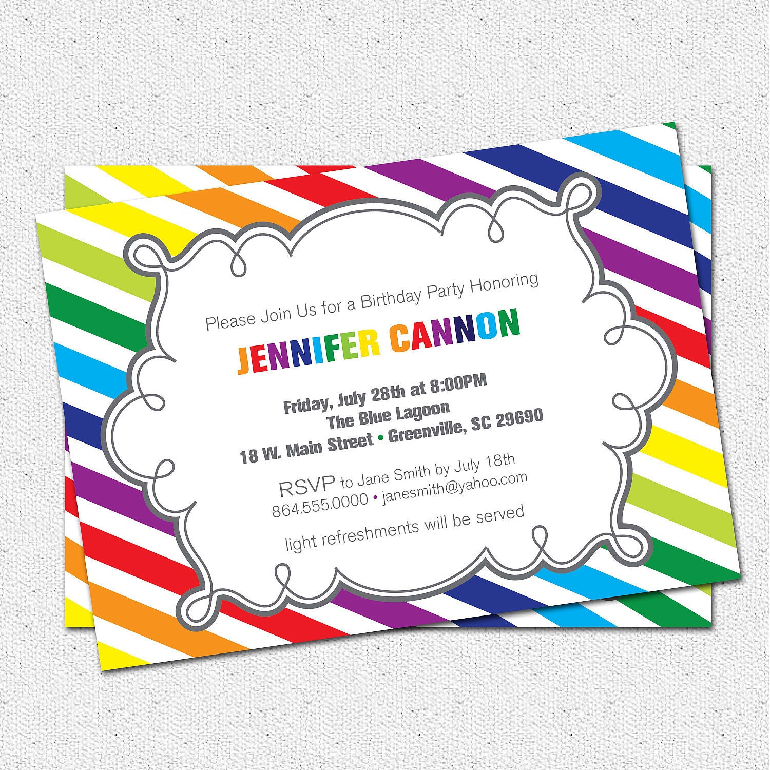 Free Templates For Birthday Party Invitations 9