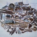 72 Rusty Metal Pieces - Found Objects for Jewelry, Assemblage or Altered Art - Industrial Salvage