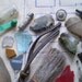 Found Objects for Altered Art, Assemblage or Mixed Media - Salvaged Supplies - Metal Wood Bone Ceramic Stone Plastic Glass