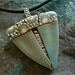 Sage Green Polymer and Silver Pendant