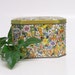 Vintage Tin Multicolored Floral by Daher