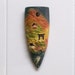 Wall Pocket / Hanging Vase / Planter Mountain Scene