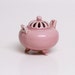 Vintage Incense Burner Ceramic Pink