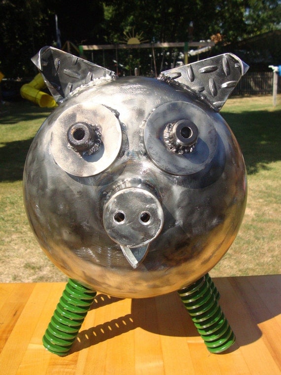 Propane Tank Pig Sculpture