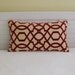 Iman Home Design Sultana Lattice in Amaryllis 14"x24" Lumbar Pillow Cover