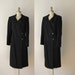 vintage 1940s coat / art deco wool coat
