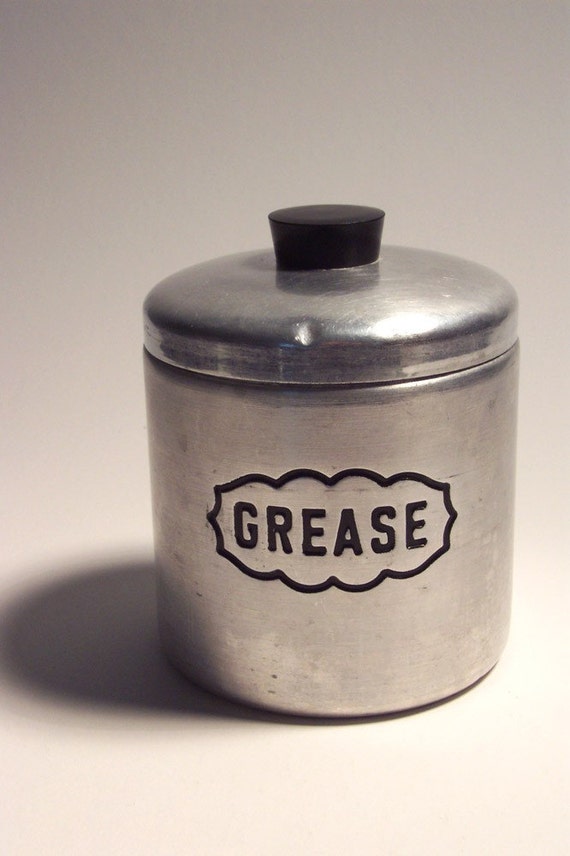 MidCentury GREASE Canister Steelmasters Alpine Brand