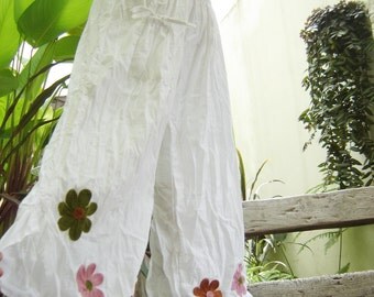 Nothing to Worry About Pants - White