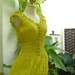 Princess Cotton Dress - Lemon