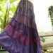 Woven Dyed Cotton Long Tiered Skirt - PP0503